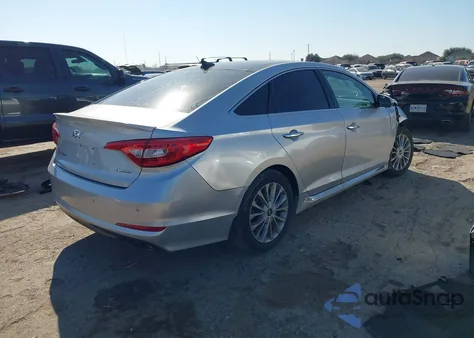 2015 Hyundai Sonata Limited z USA, uszkodzony, nr VIN 5NPE34AF6FH176814